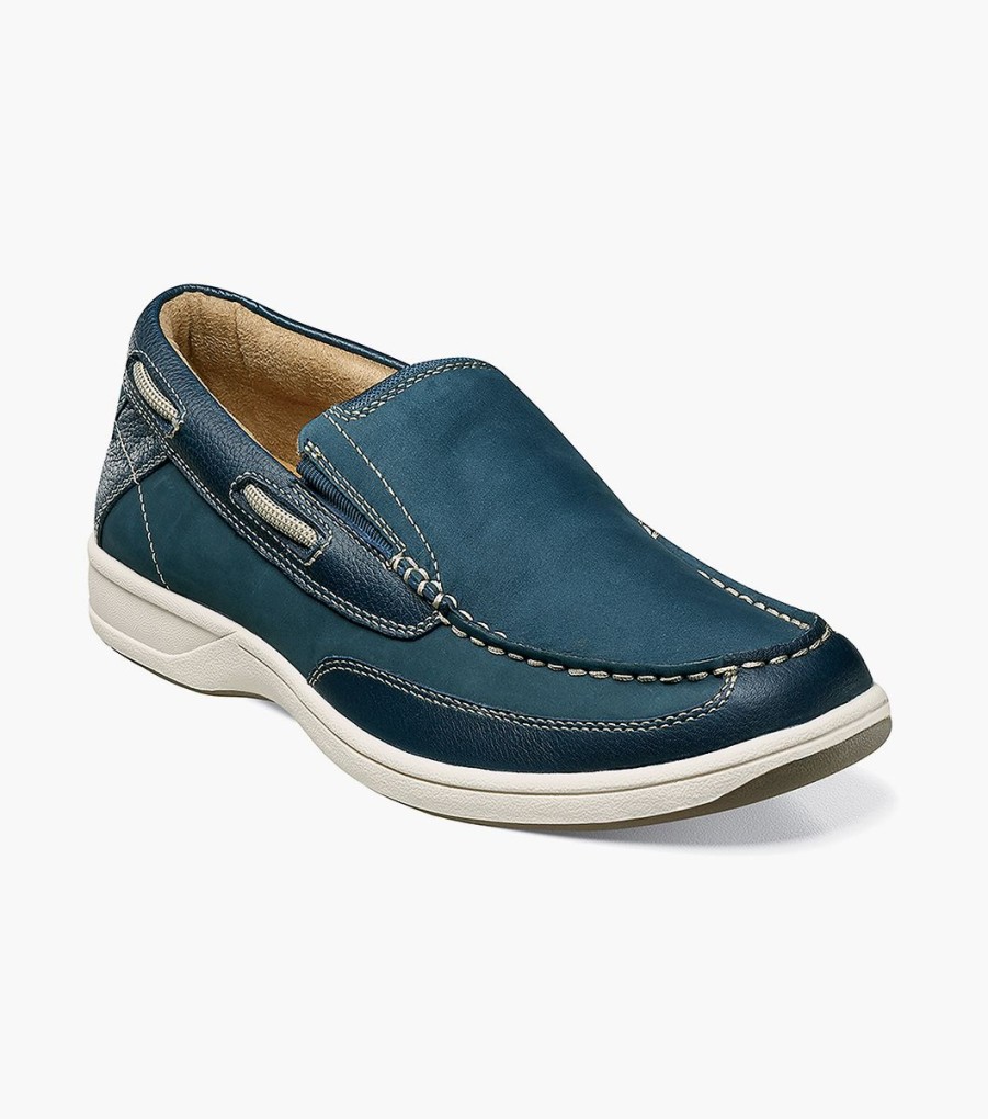 Men Florsheim Loafers | Lakeside Navy