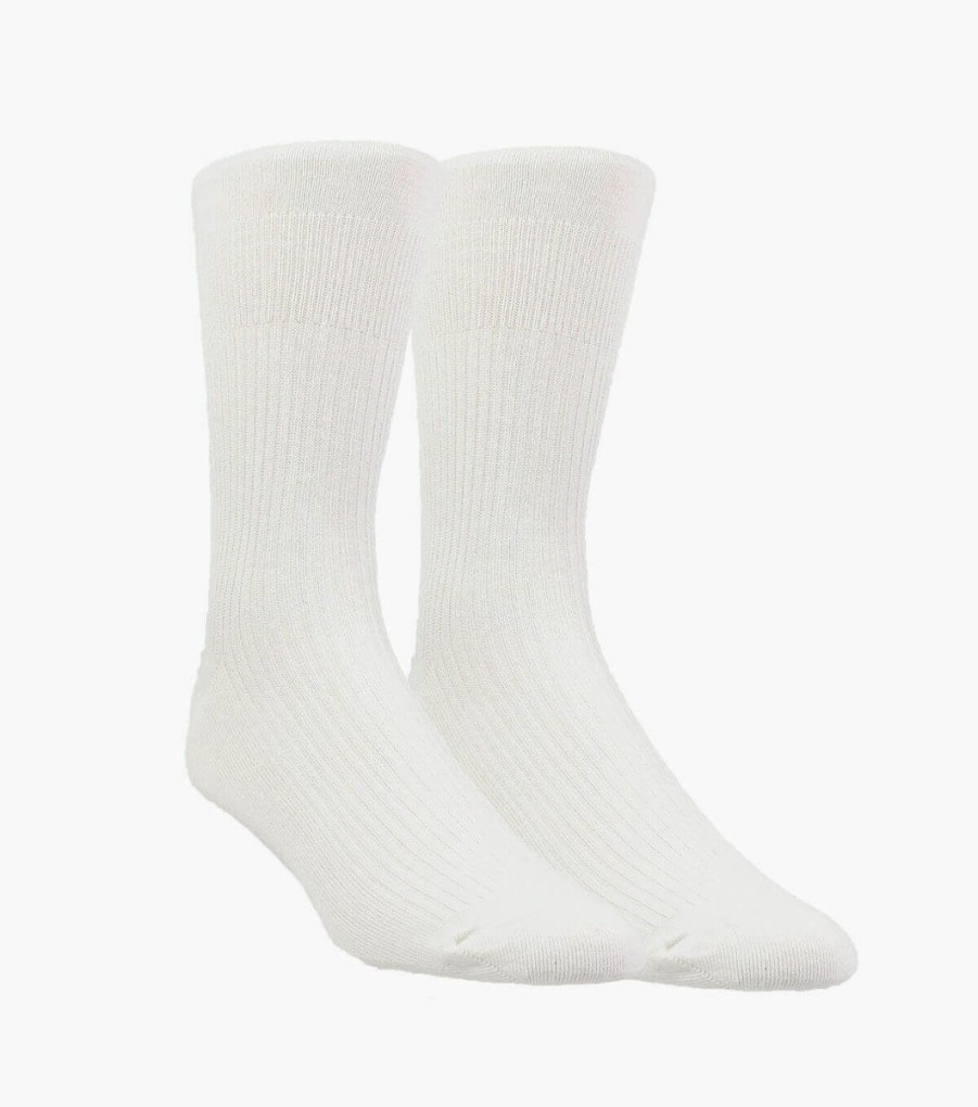 Accessories Florsheim | 2-Pack Comfort Top White