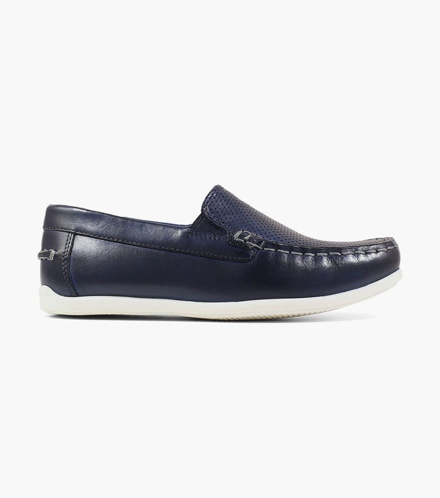 Kids Florsheim | Jasper Perf Jr. Navy