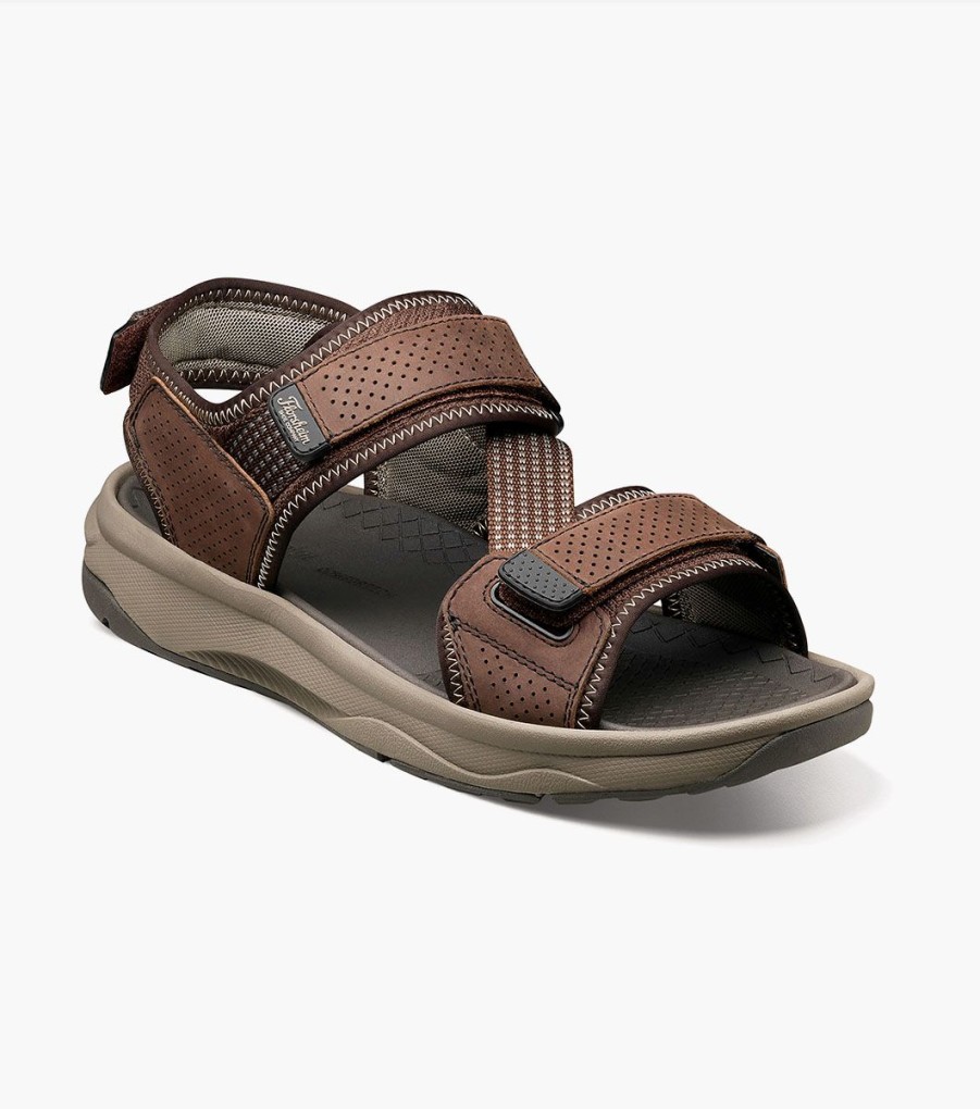 Men Florsheim Sandals | Tread Lite Brown Ch