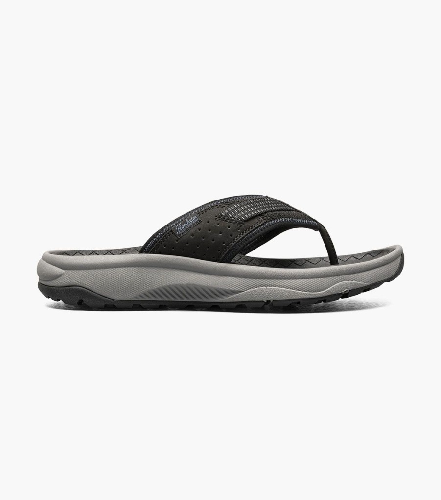 Men Florsheim Sandals | Tread Lite Black