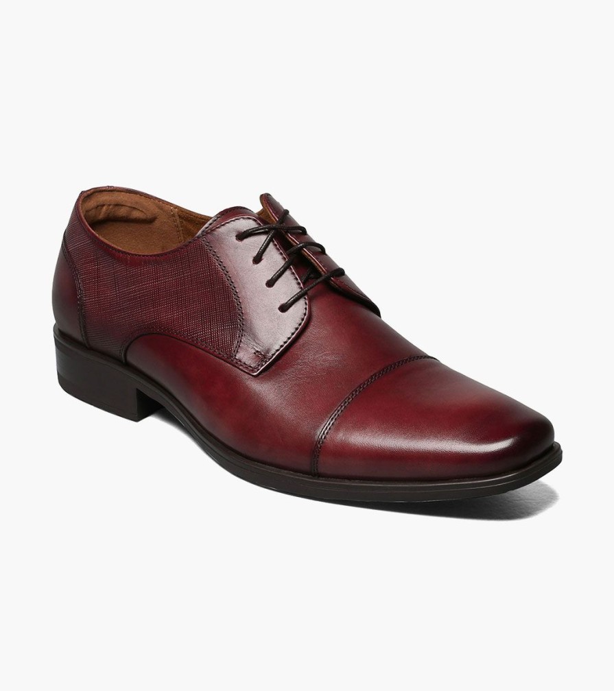 Men Florsheim Dress | Jackson Burgundy