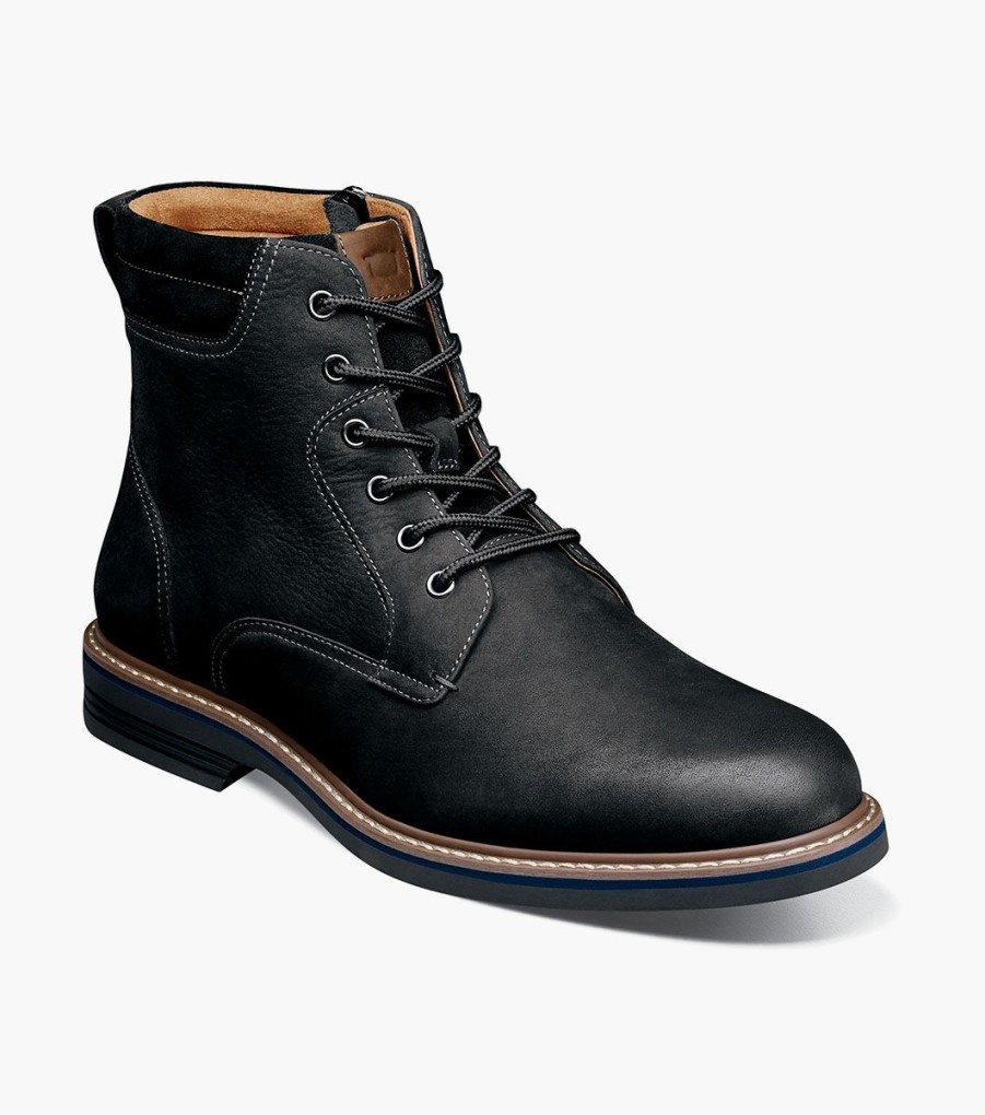 Men Florsheim Boots | Norwalk Black Nubuck