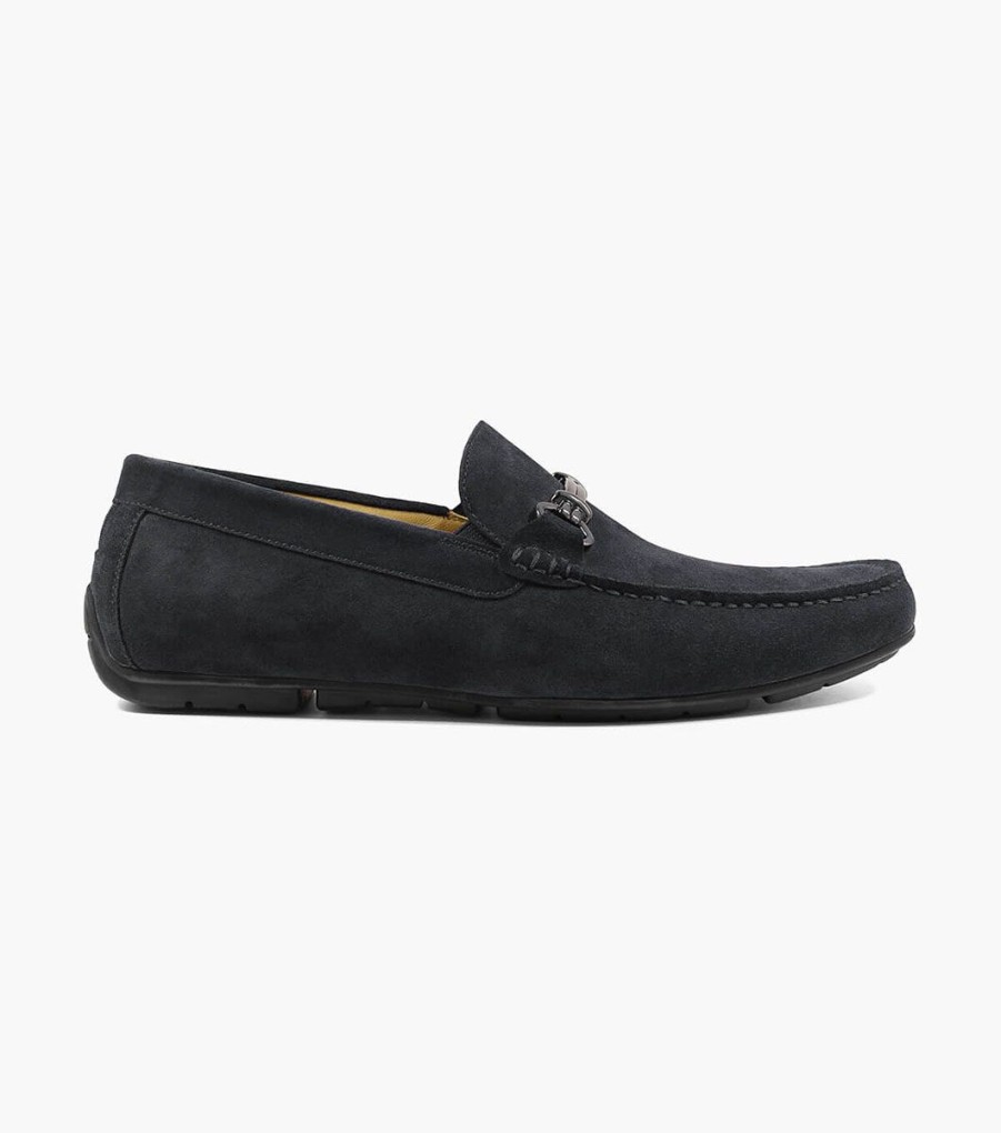 Men Florsheim Loafers | Dubino Black Suede