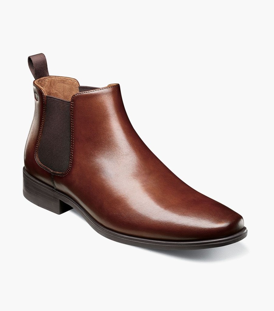 Men Florsheim Dress | Jackson Cognac