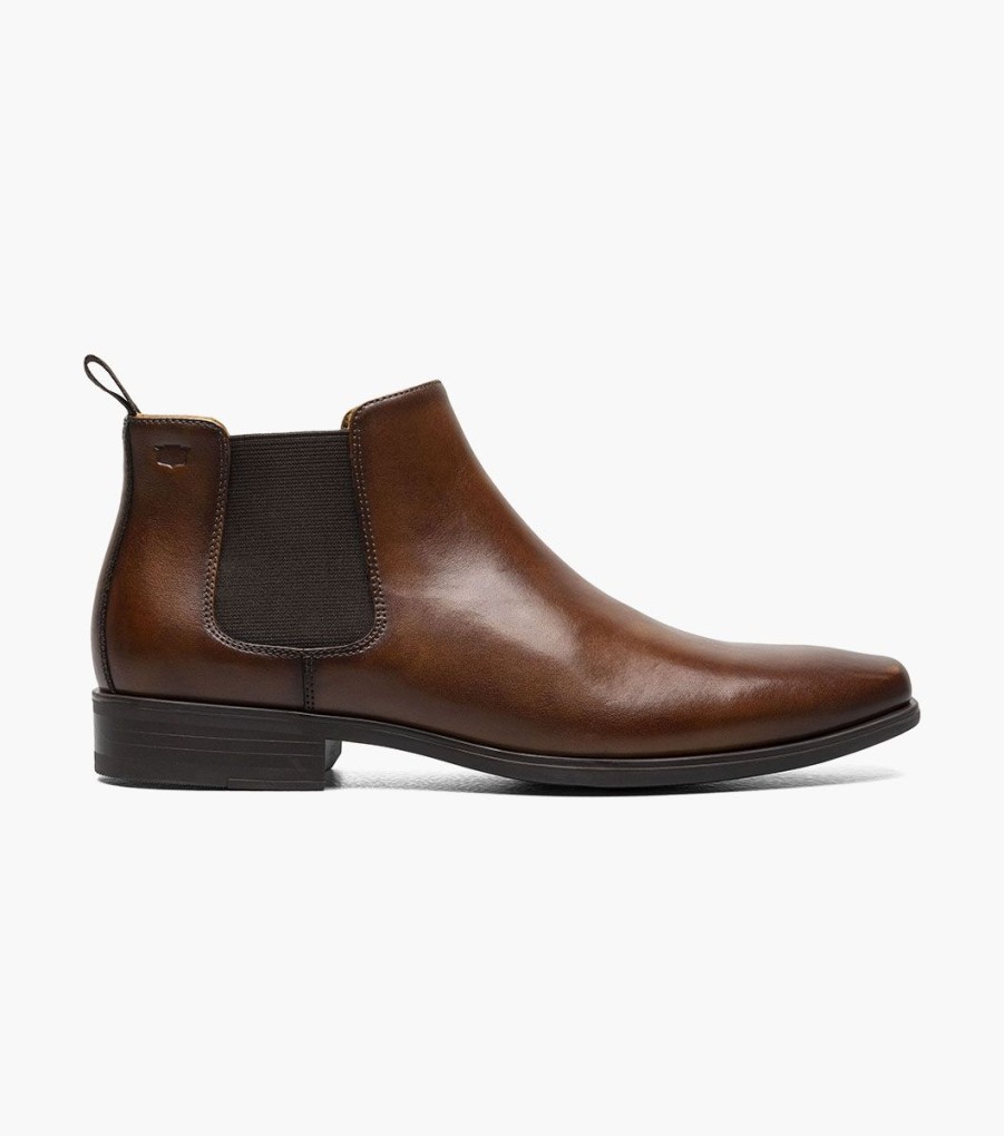 Men Florsheim Dress | Jackson Cognac