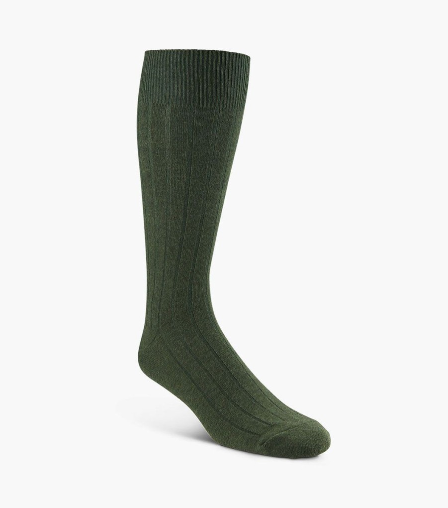 Accessories Florsheim | Wide Rib Forrest Green Heather