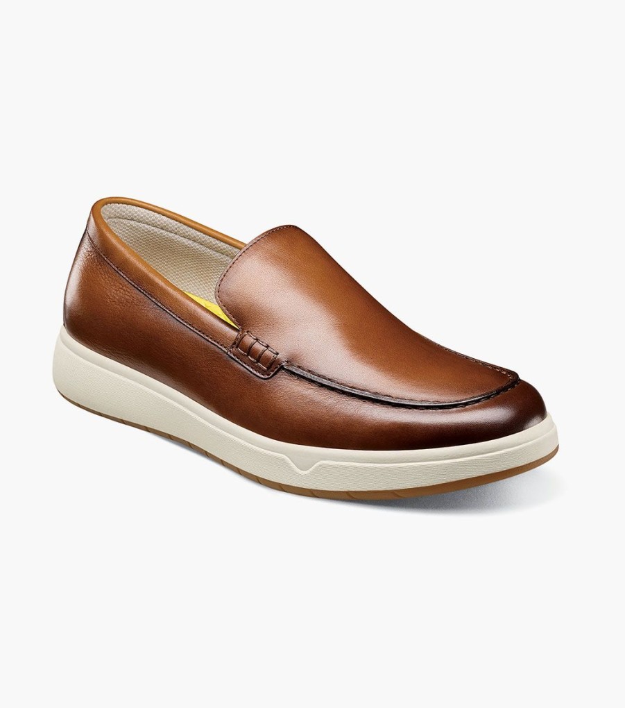 Men Florsheim Loafers | Heist Cognac