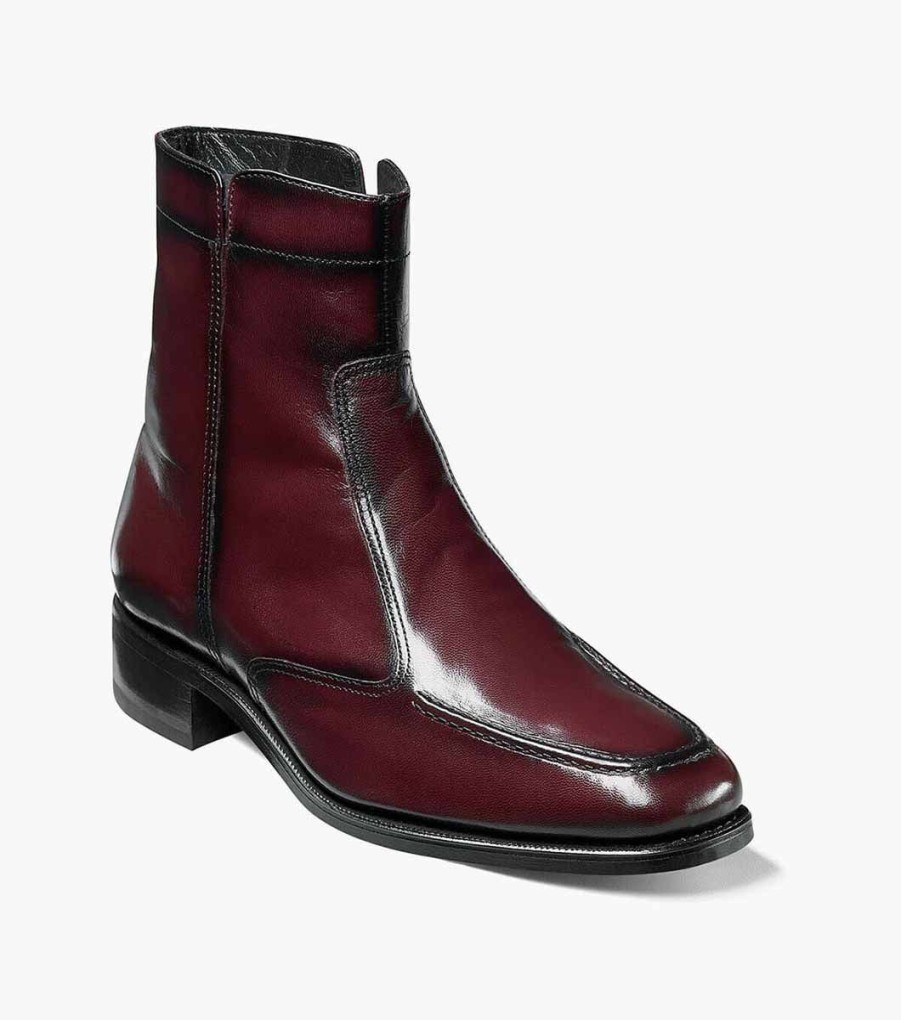 Men Florsheim Boots | Essex Black Cherry