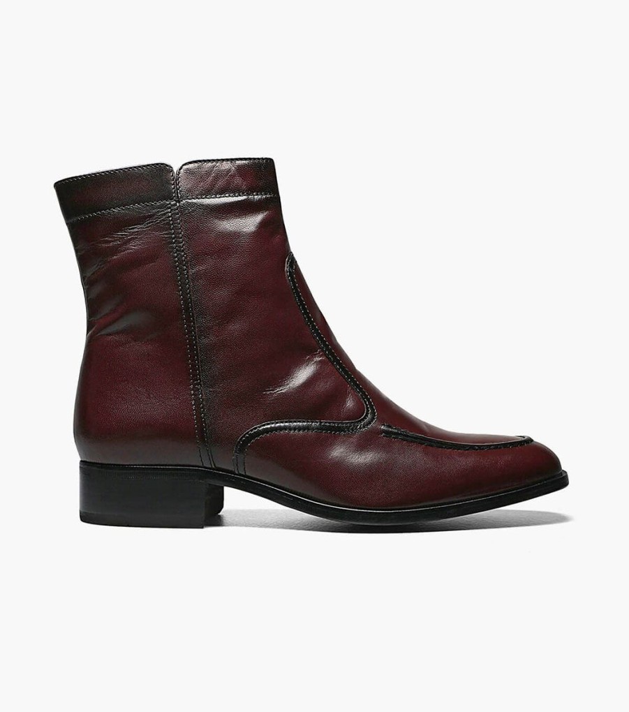 Men Florsheim Boots | Essex Black Cherry