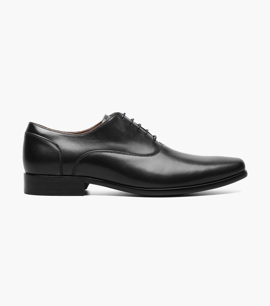 Men Florsheim Dress | Postino Black Smooth