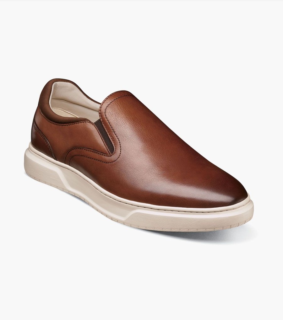 Men Florsheim Sneakers | Premier Cognac