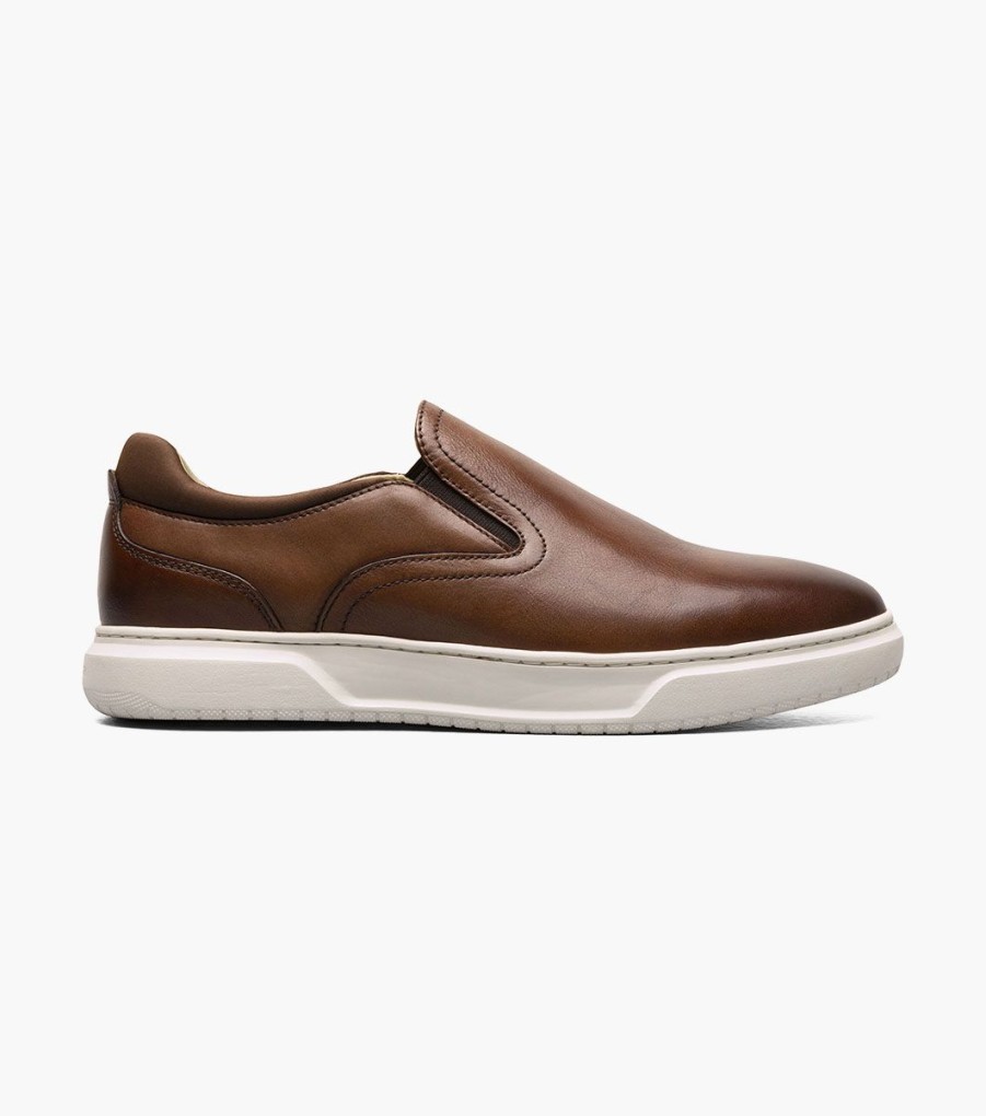 Men Florsheim Sneakers | Premier Cognac