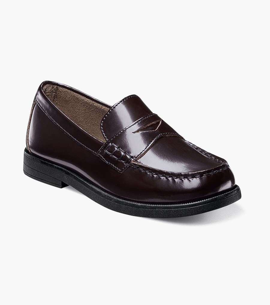 Kids Florsheim | Croquet Jr. Burgundy