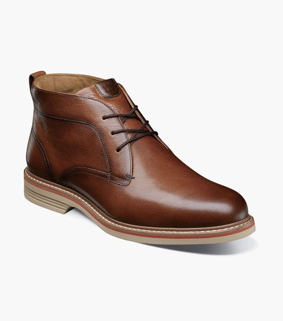 Men Florsheim Boots | Norwalk Cognac Tumbled