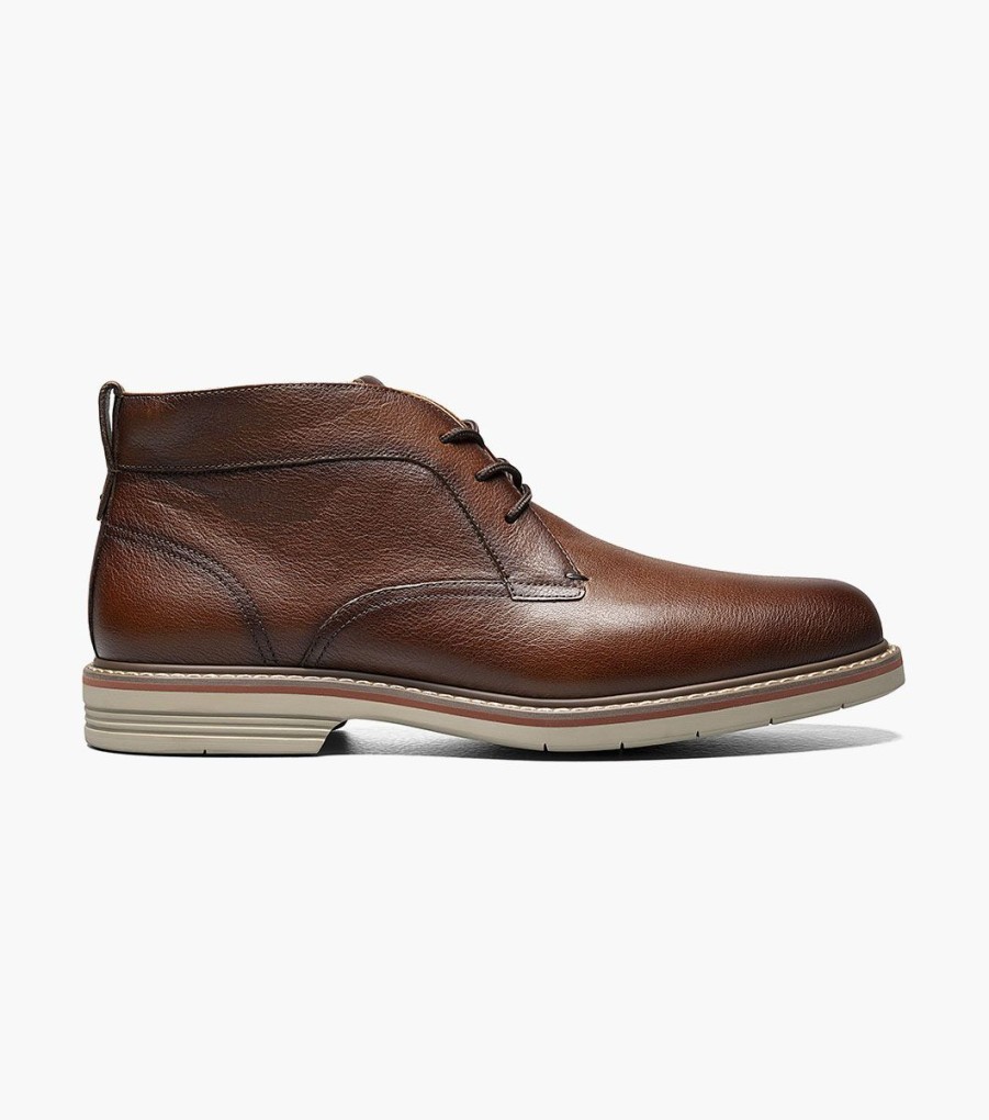 Men Florsheim Boots | Norwalk Cognac Tumbled