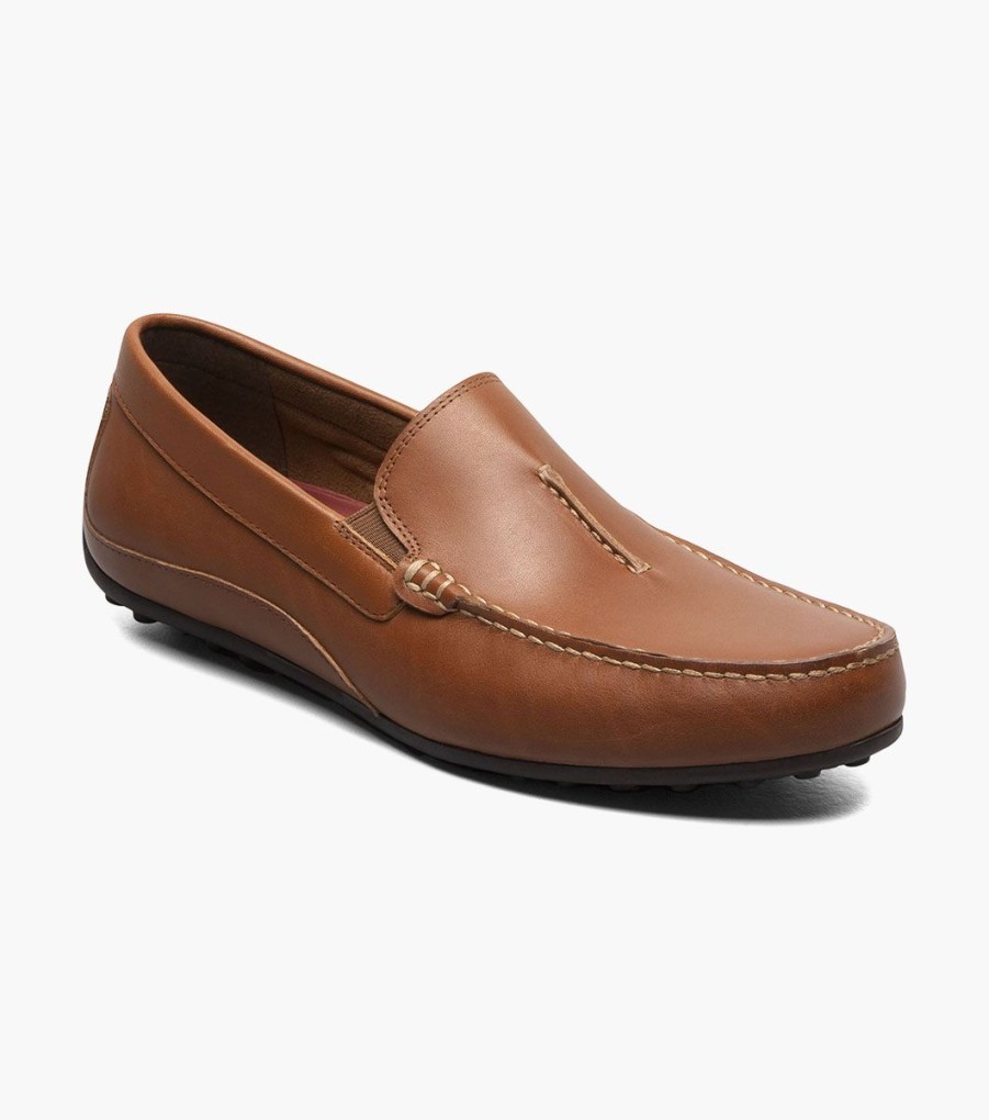 Men Florsheim Dress | Throttle Saddle Tan