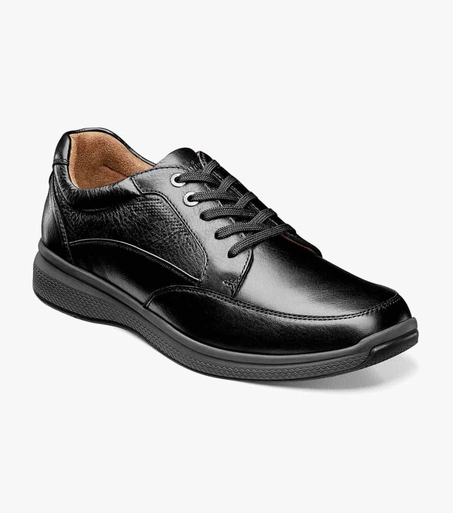 Men Florsheim Comfortech | Great Lakes Black Tumbled