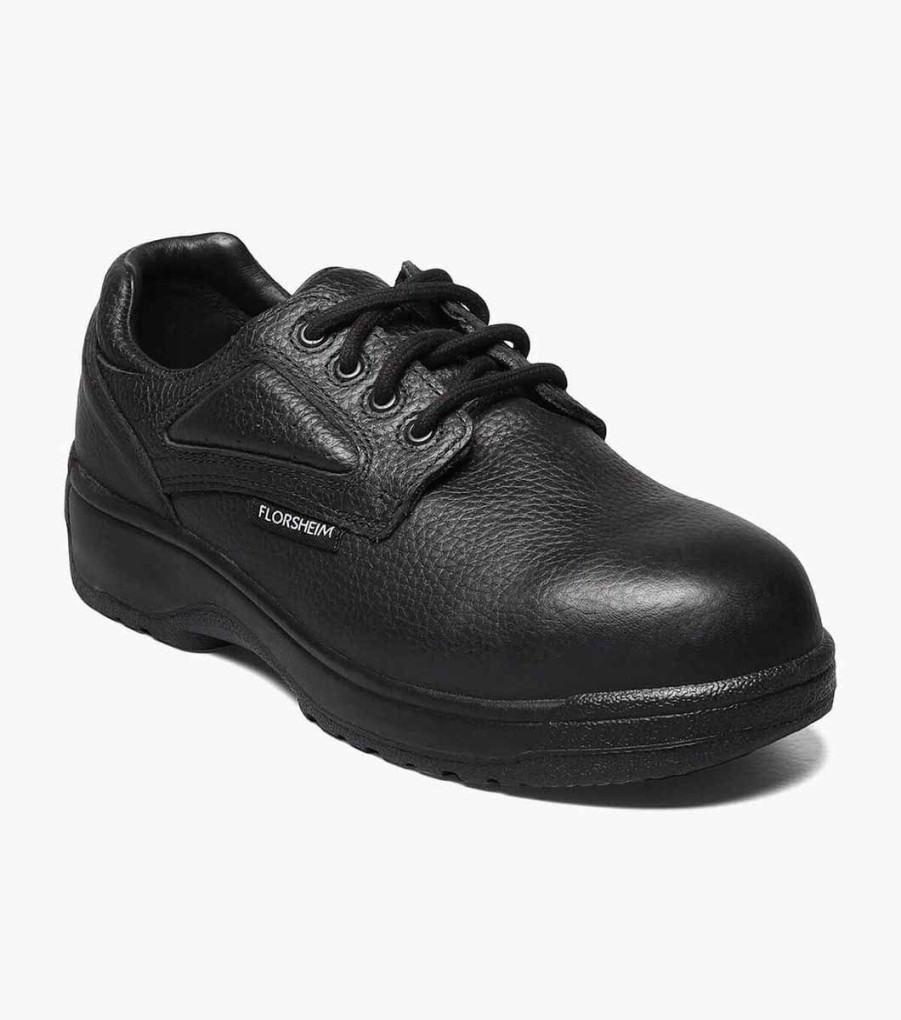 Men Florsheim Safety | Fiesta Work Composite Toe Black