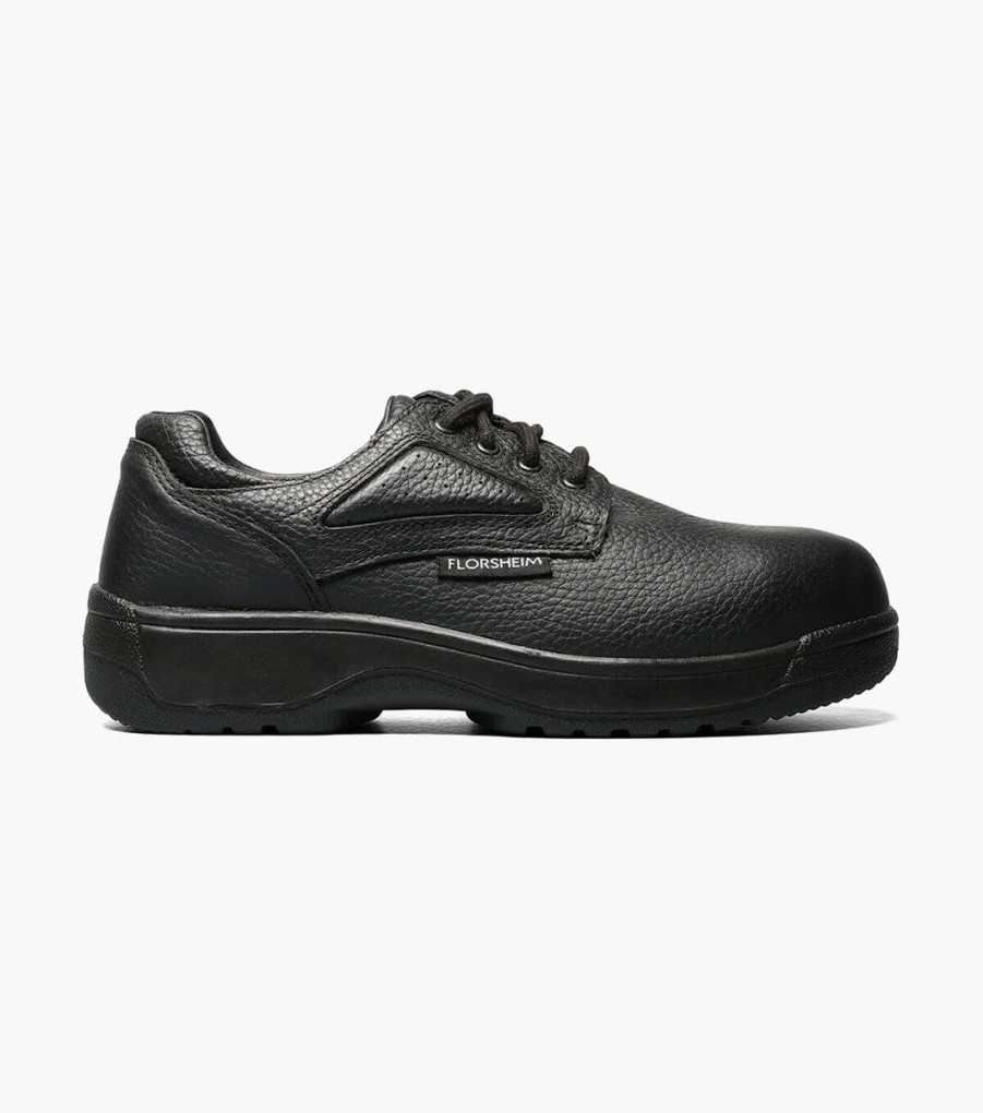 Men Florsheim Safety | Fiesta Work Composite Toe Black