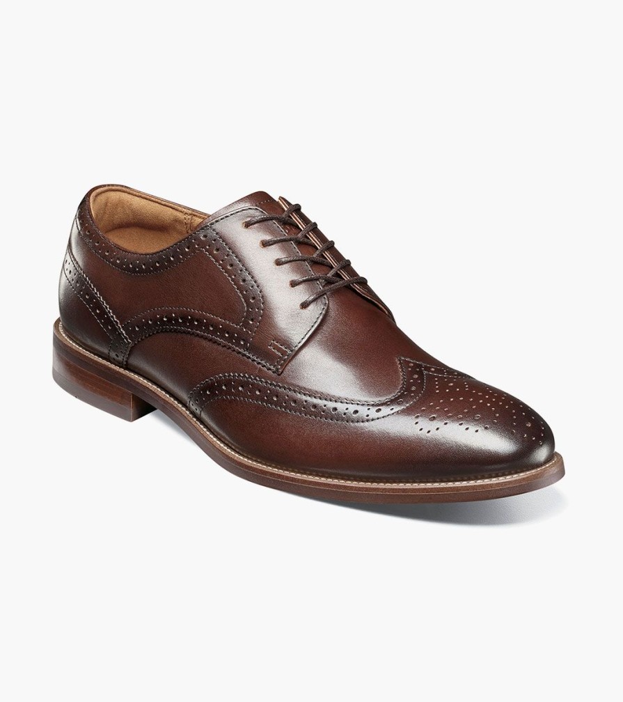 Men Florsheim Wingtips | Rucci Brown