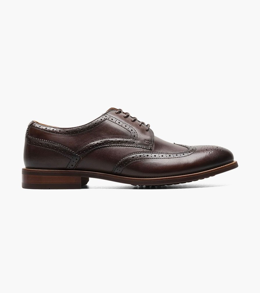 Men Florsheim Wingtips | Rucci Brown