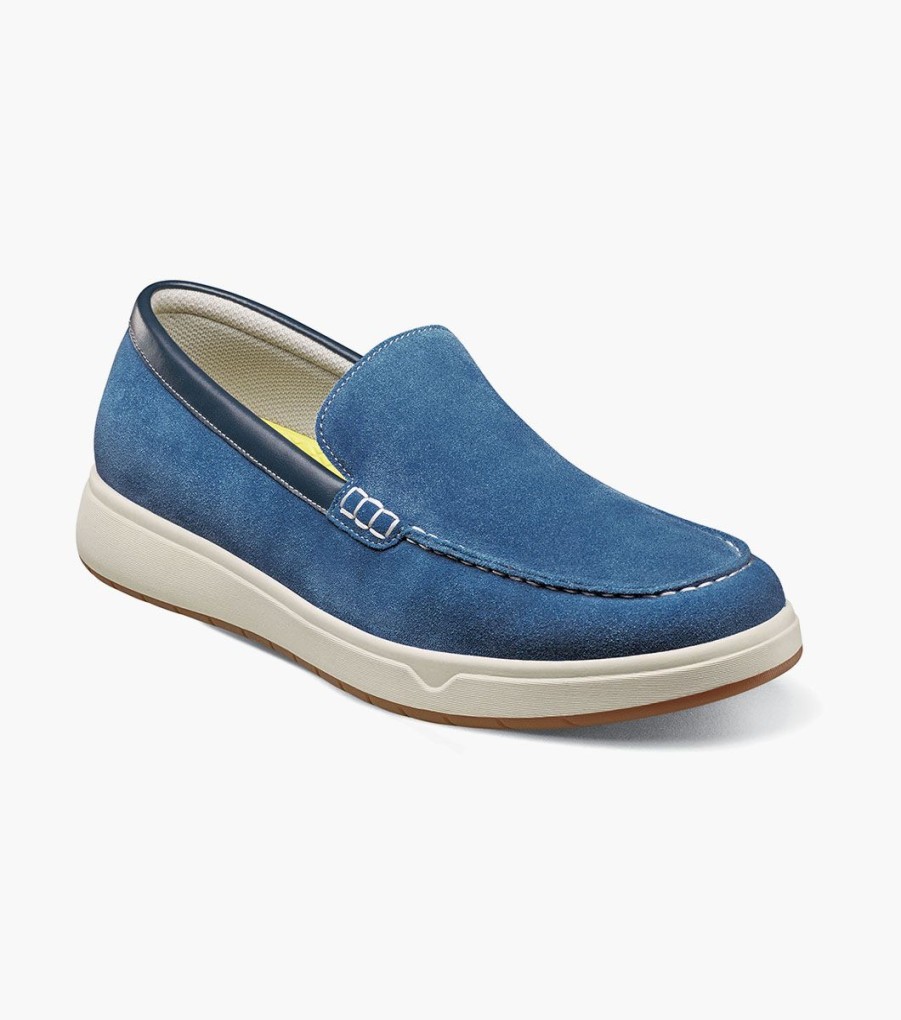 Men Florsheim Loafers | Heist Blue Suede