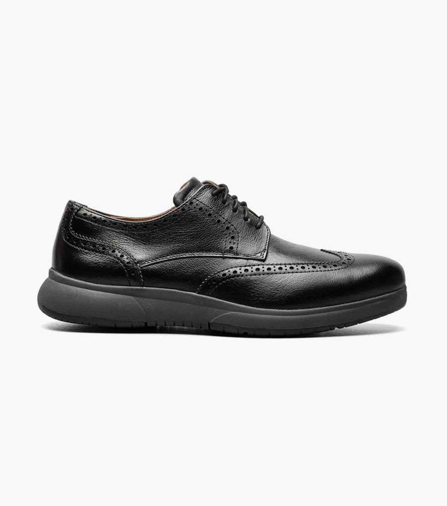 Men Florsheim Safety | Flair Work Steel Toe Black