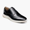 Men Florsheim Dress | Dash Black W/White