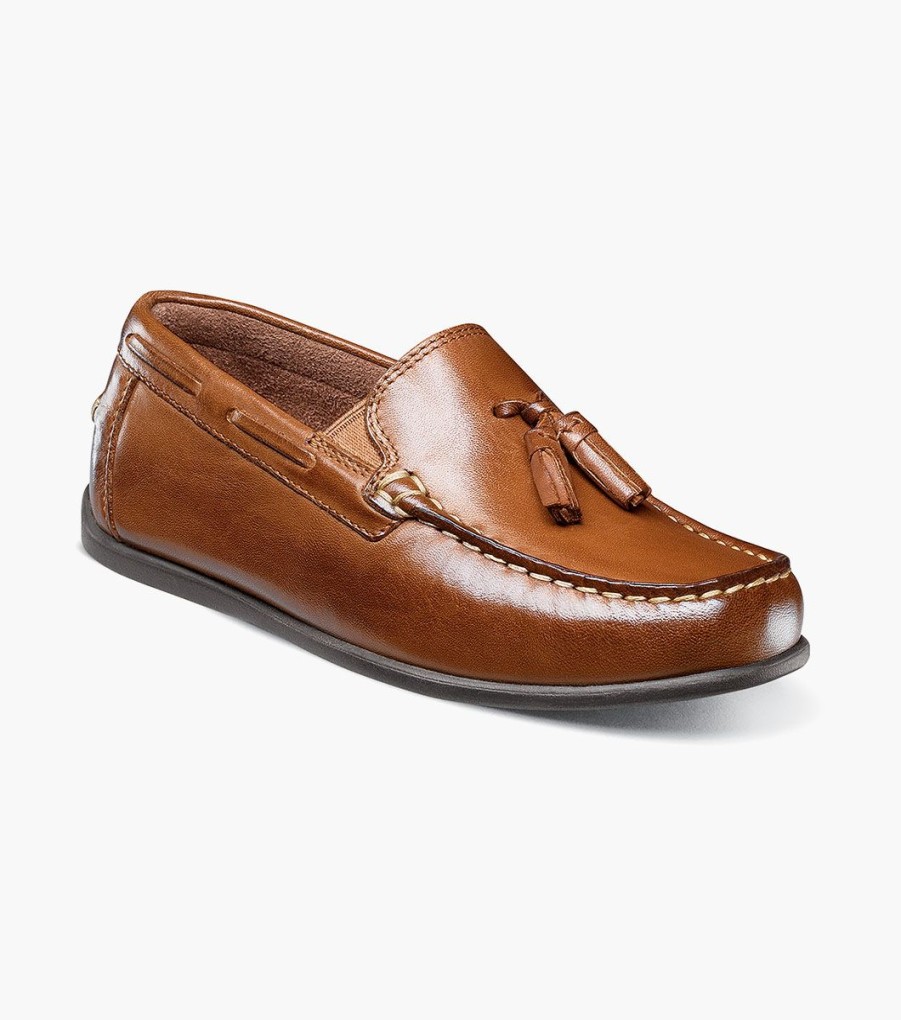 Kids Florsheim | Jasper Jr. Saddle Tan