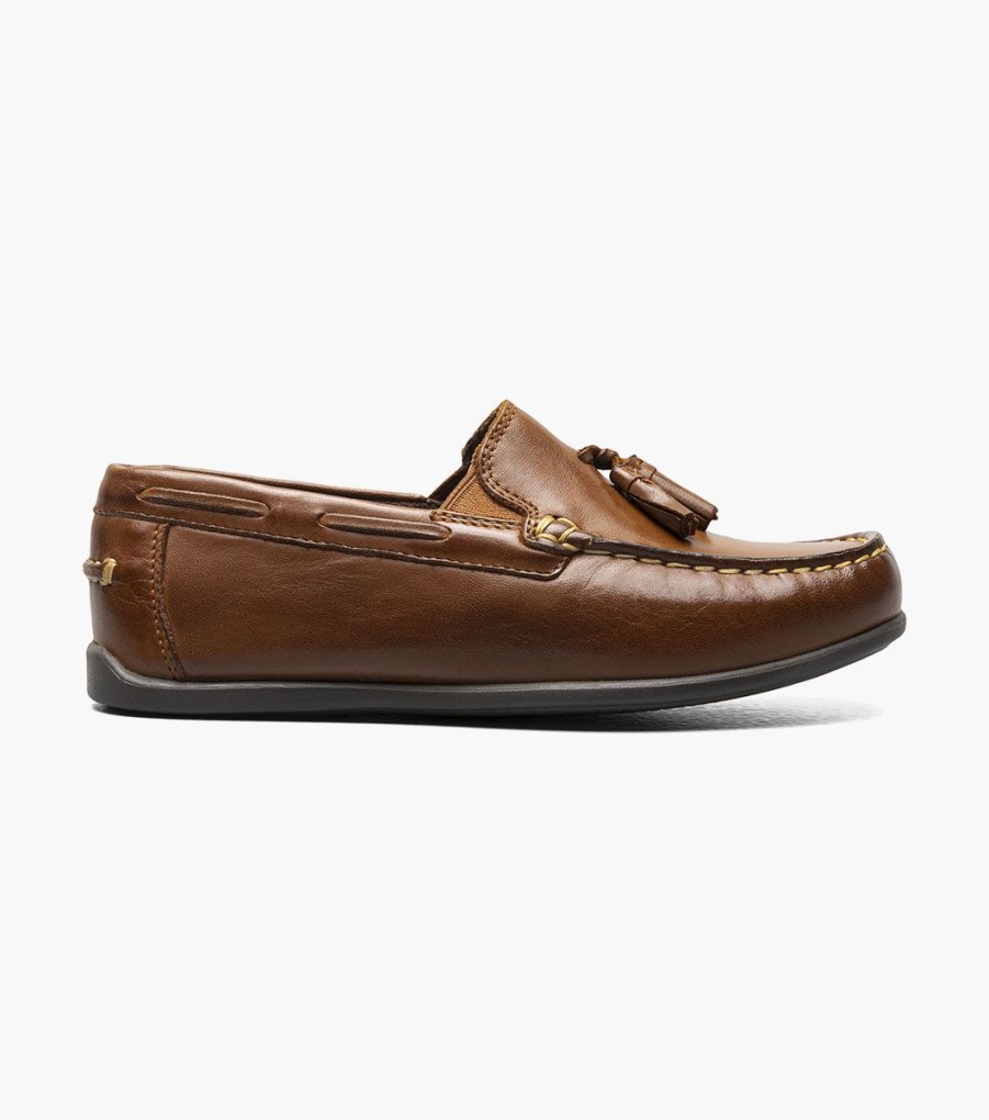 Kids Florsheim | Jasper Jr. Saddle Tan