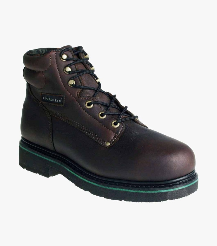 Men Florsheim Safety | Utility Work Steel Toe Brown