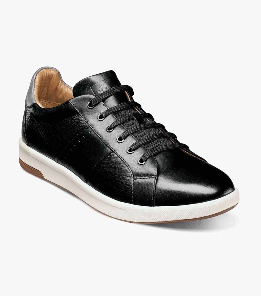 Men Florsheim Sneakers | Crossover Black