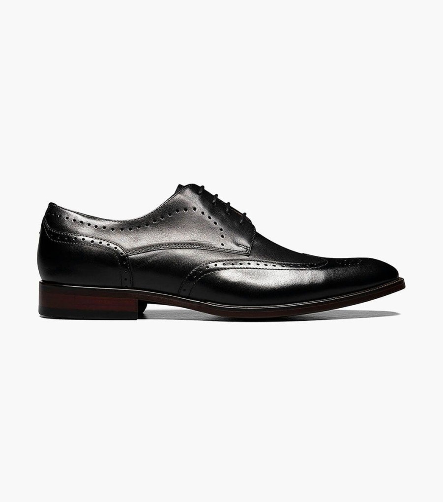 Men Florsheim Wingtips | Sorrento Black