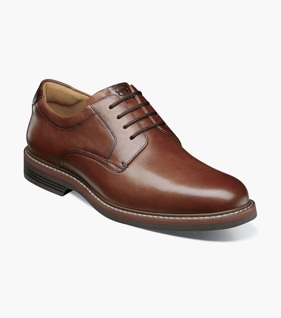 Men Florsheim Dress | Norwalk Cognac Tumbled