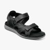 Men Florsheim Sandals | Venture Black Ch