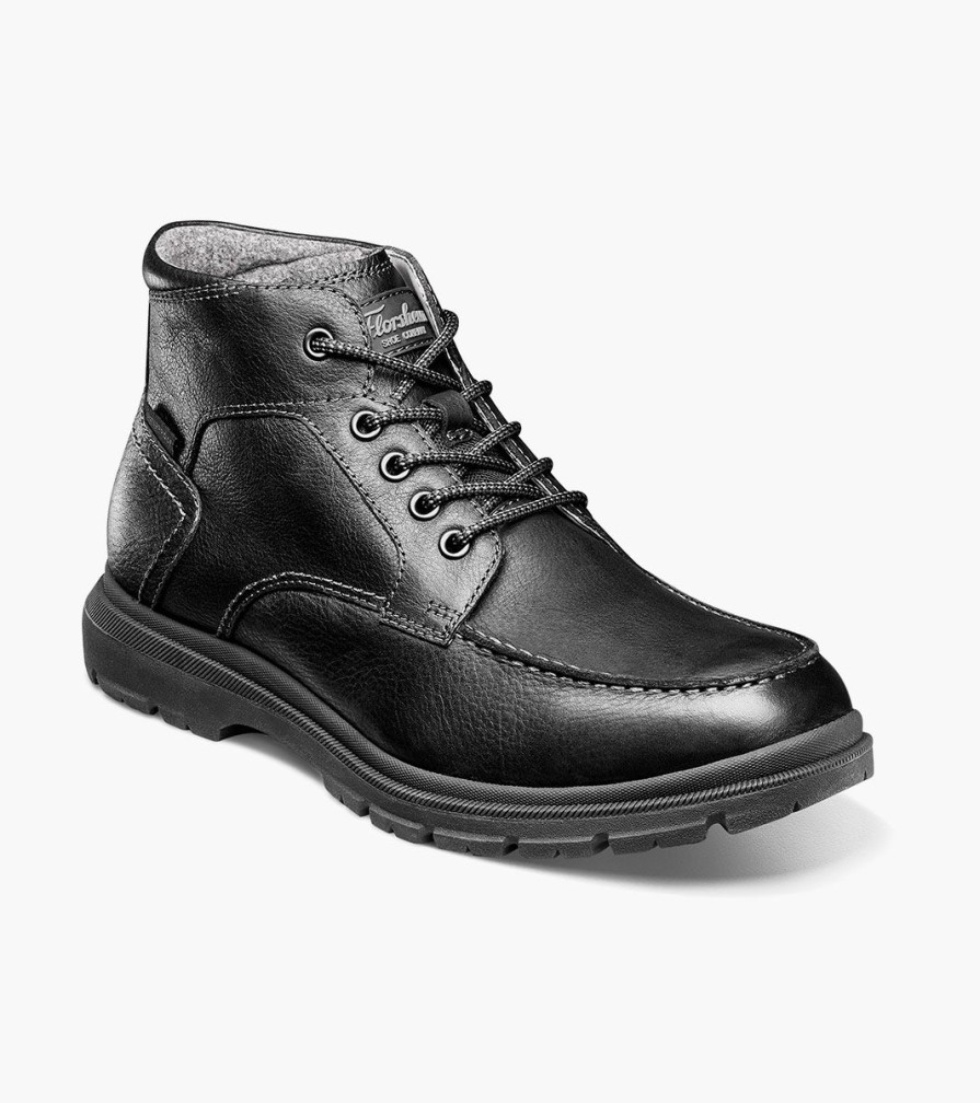 Men Florsheim Comfortech | Lookout Black Tumbled