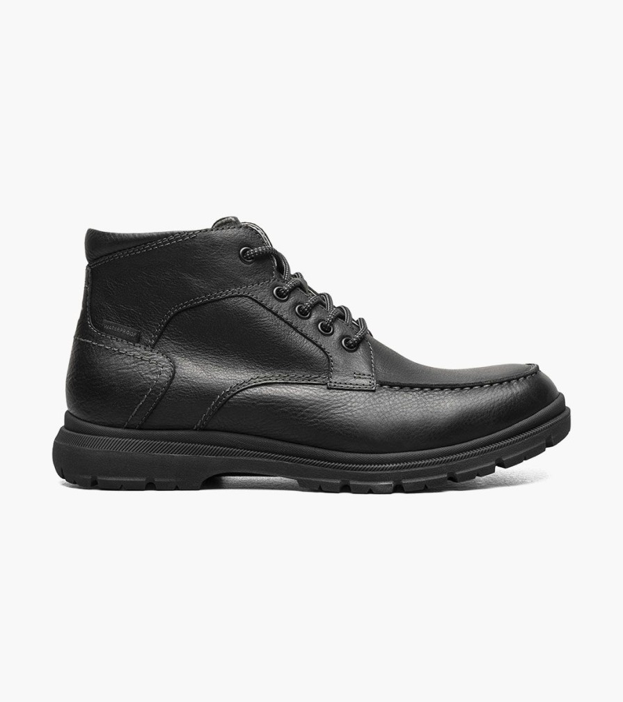 Men Florsheim Comfortech | Lookout Black Tumbled