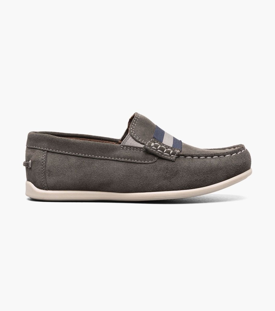 Kids Florsheim | Jasper Jr. Gray Suede