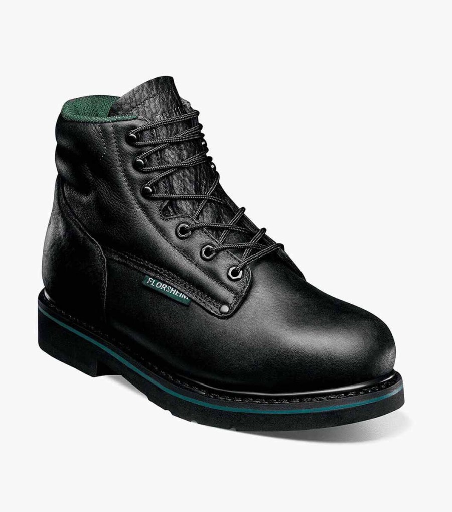 Men Florsheim Safety | Utility Work Steel Toe Black