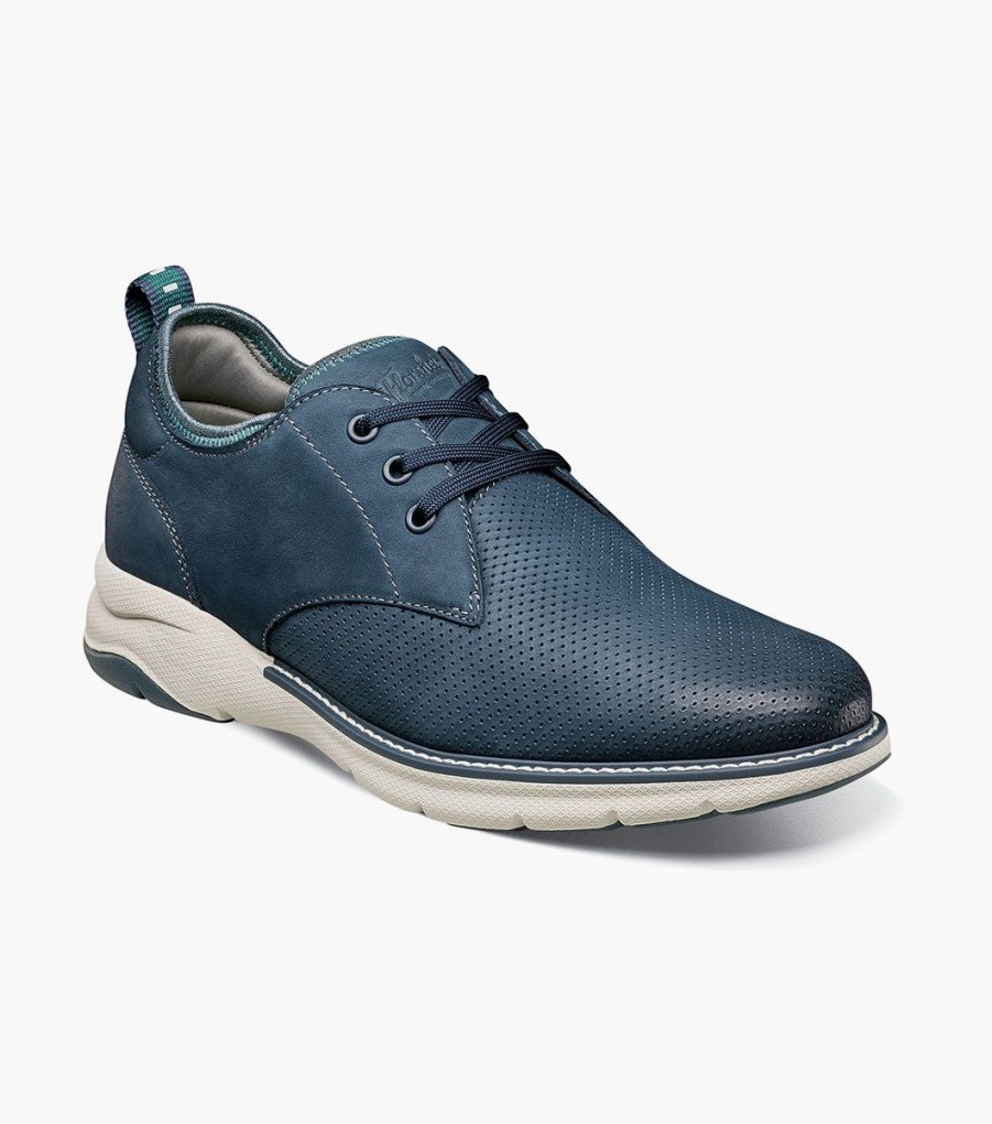 Men Florsheim Sneakers | Frenzi Navy Nubuck