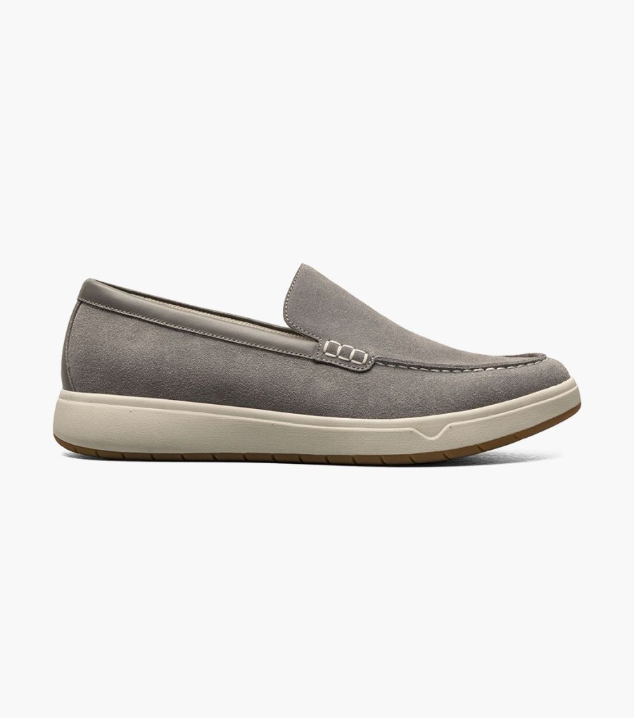 Men Florsheim Loafers | Heist Gray Suede