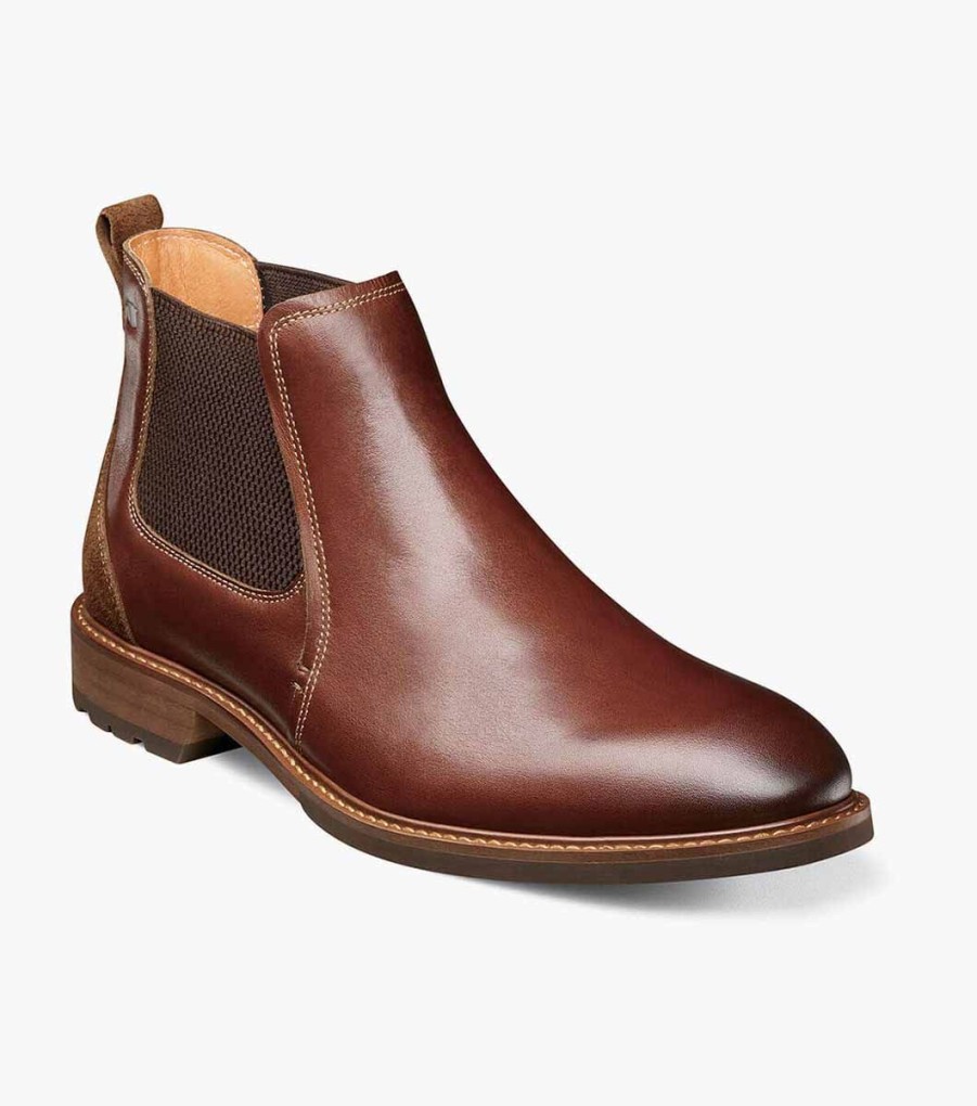 Men Florsheim Boots | Lodge Chestnut