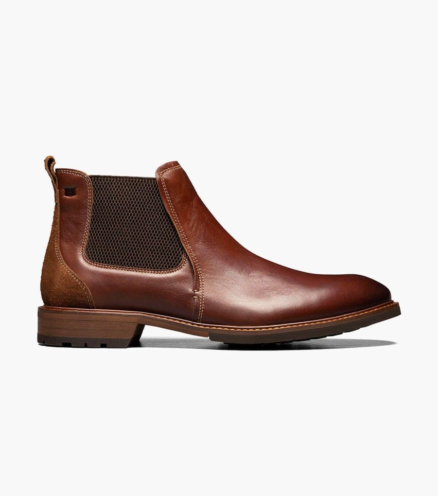 Men Florsheim Boots | Lodge Chestnut