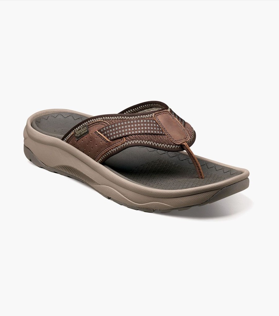 Men Florsheim Sandals | Tread Lite Brown Ch