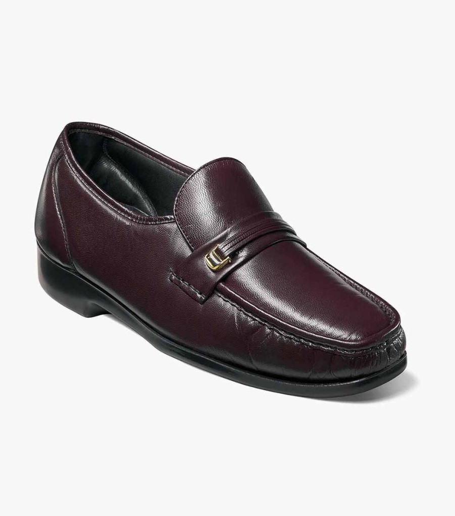 Men Florsheim Loafers | Riva Burgundy