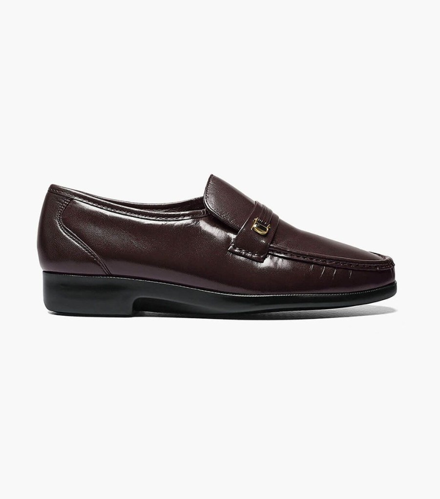 Men Florsheim Loafers | Riva Burgundy