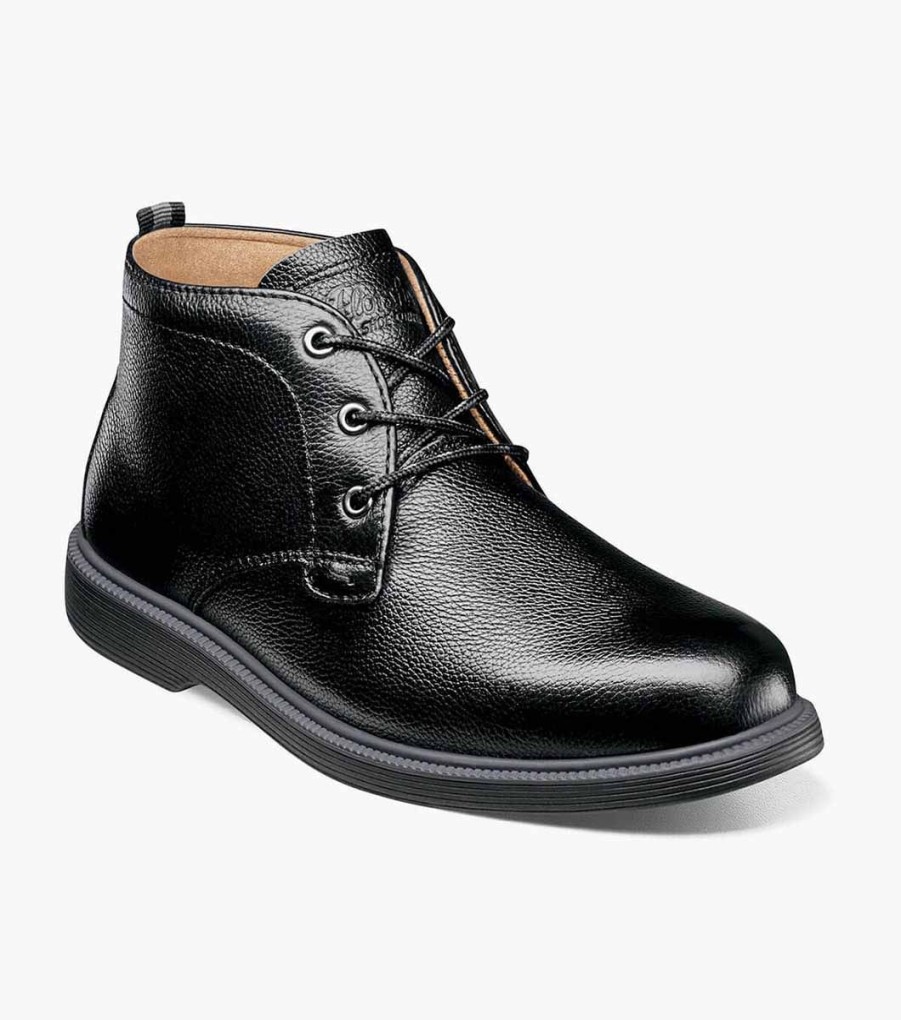 Kids Florsheim | Supacush Jr. Black Tumbled