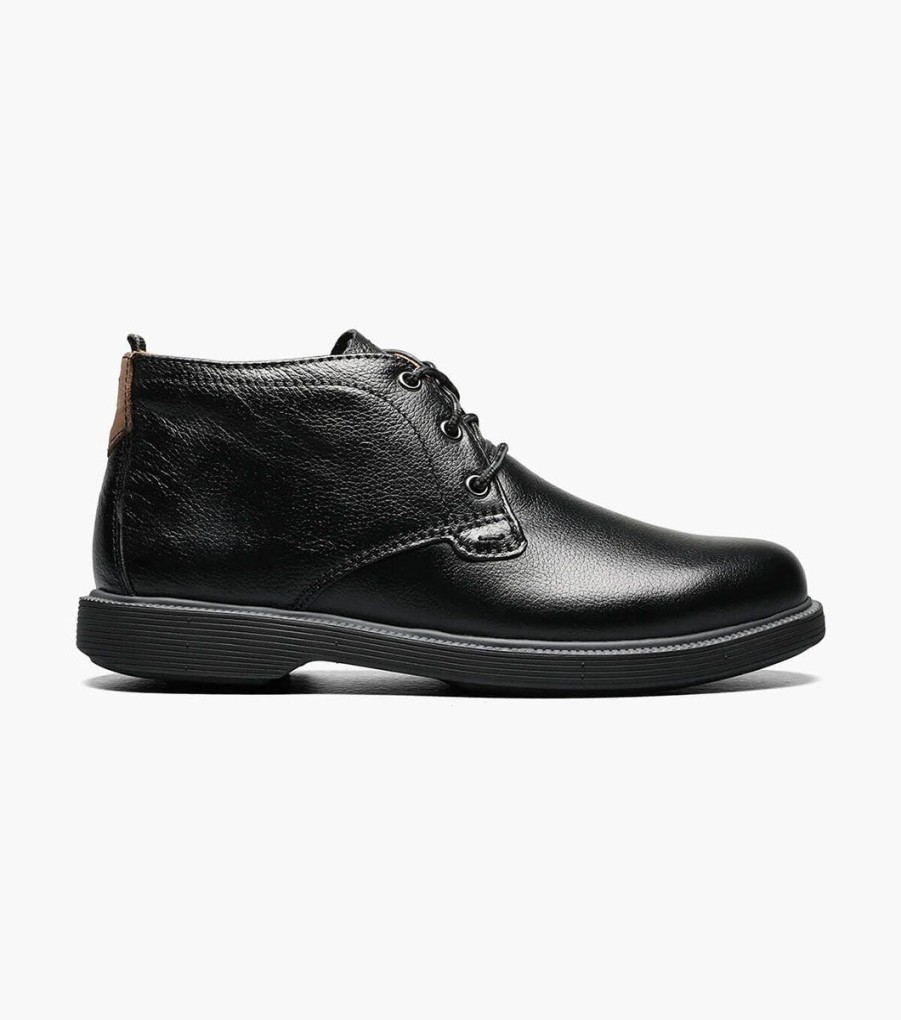 Kids Florsheim | Supacush Jr. Black Tumbled