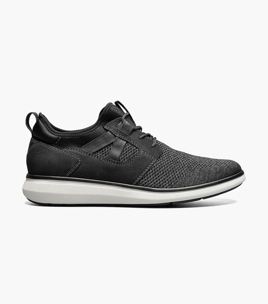 Men Florsheim Sneakers | Venture Black